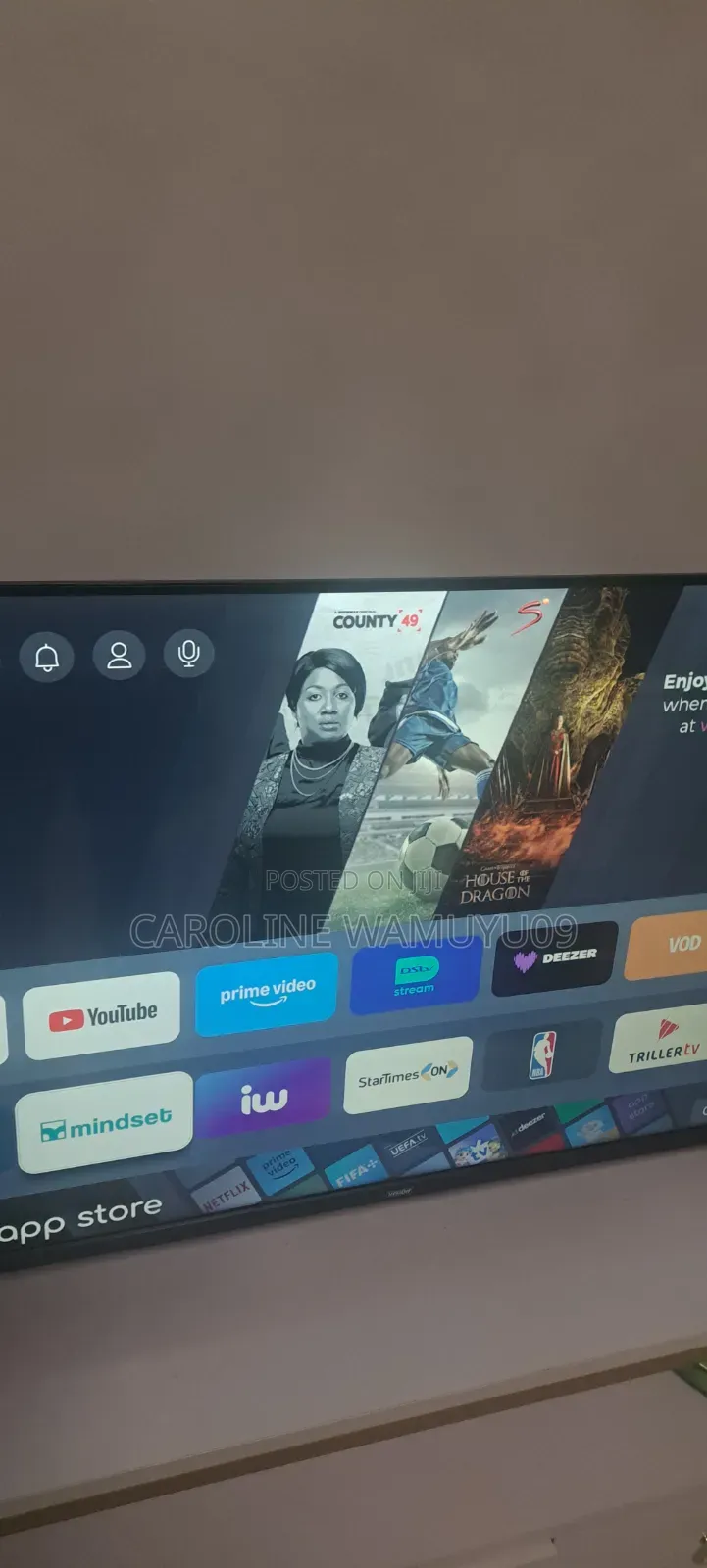 43” Vision+ Smart TV – VIDAA OS | Excellent Condition