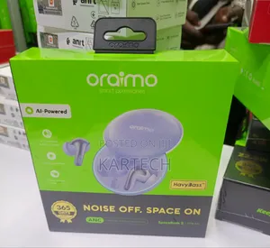 Oraimo SpaceBuds 2 AI Powered ANC Wireless Earbuds