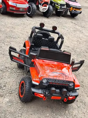 Red Kids Electric 4-Wheel Off-Road Vehicle