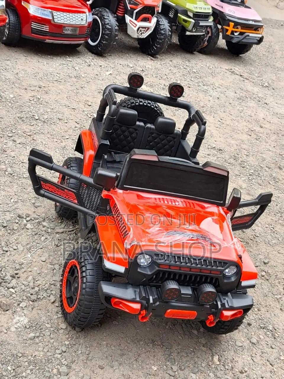 Red Kids Electric 4-Wheel Off-Road Vehicle