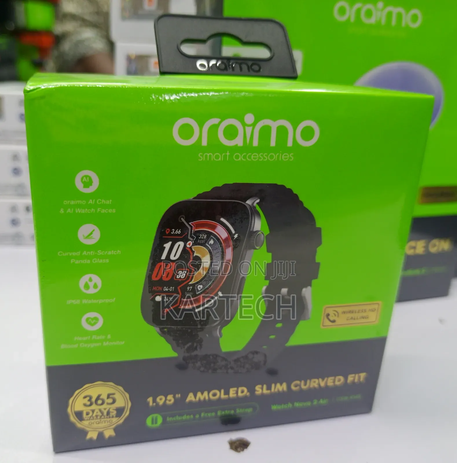 Oraimo Watch Nova 2 Air (OSW-814S) Ultra-Slim Curved Smartwatch