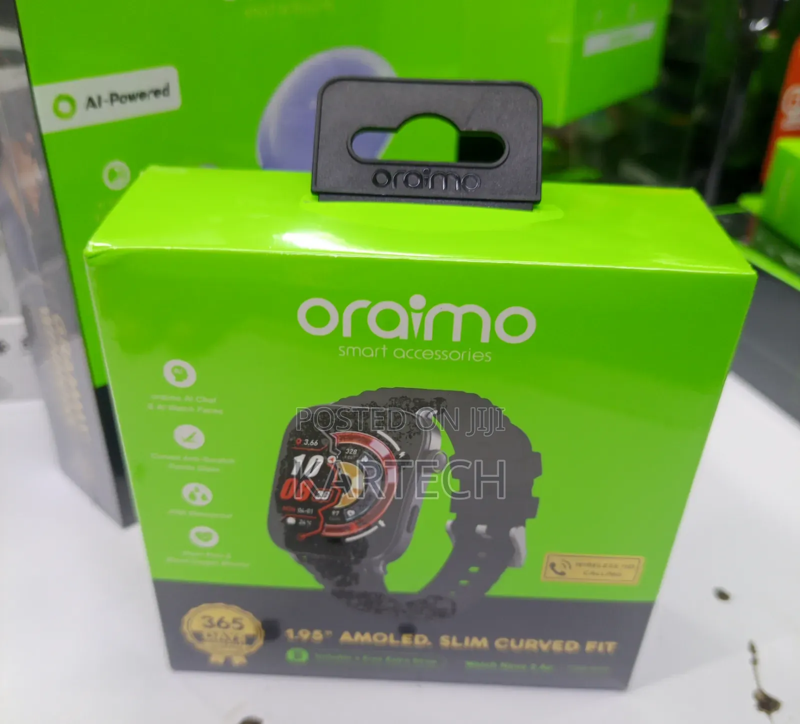 Oraimo Watch Nova 2 Air OSW-814S Ultra-Slim Curved AMOLED Smartwatch