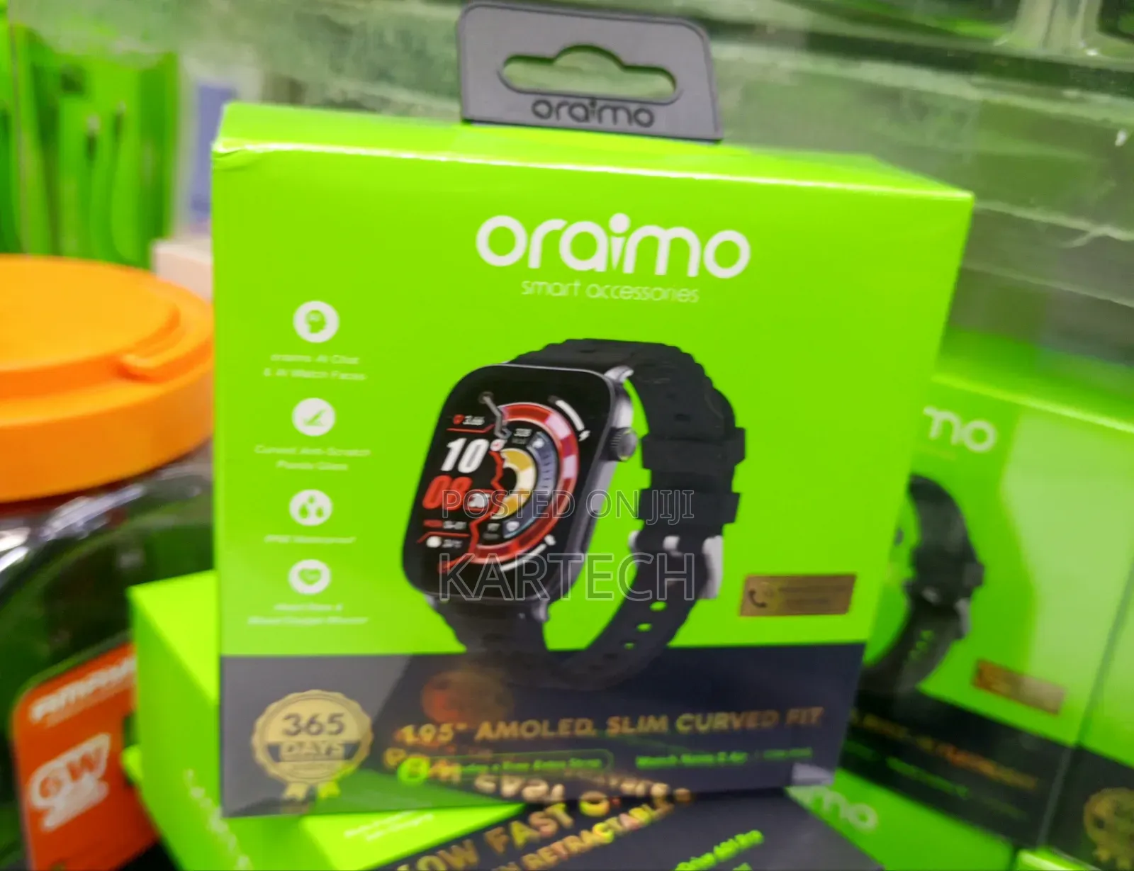 Oraimo Nova 2 Air AMOLED Smartwatch – 12-Day Battery Life