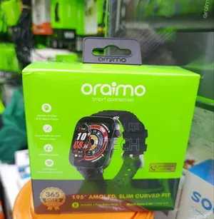 Oraimo Nova 2 Air 1.95" AMOLED Bluetooth Calling Ultra Slim Smartwatch