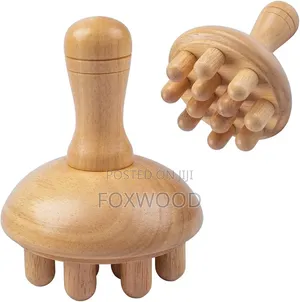 Wooden Mushroom Shape Massager