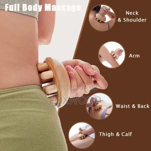 Wooden Mushroom Shape Massager