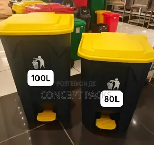 100 Litres Large Capacity Plastic Step on Waste Bin