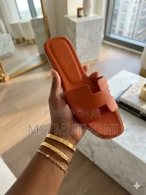 Chic Hermès Oran Flat Sandals Size 37-42