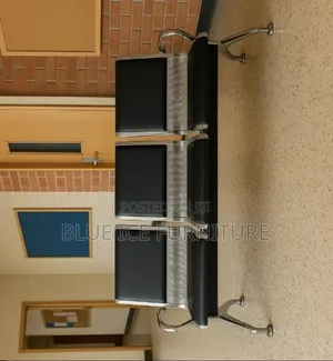 3-Seater Waiting Bench – Modern Reception Office Visitor Chairs