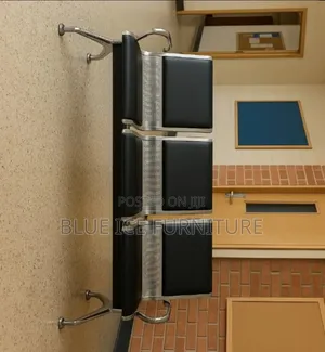 3-Seater Waiting Bench – Modern Reception Office Visitor Chairs