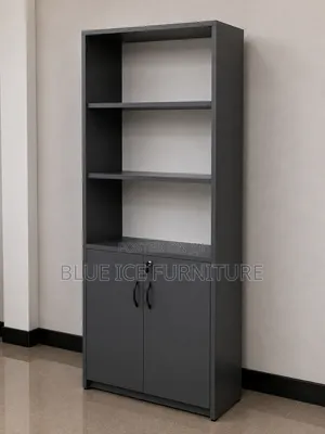 Modern Office Storage Cabinet With Shelves Lockable Doors