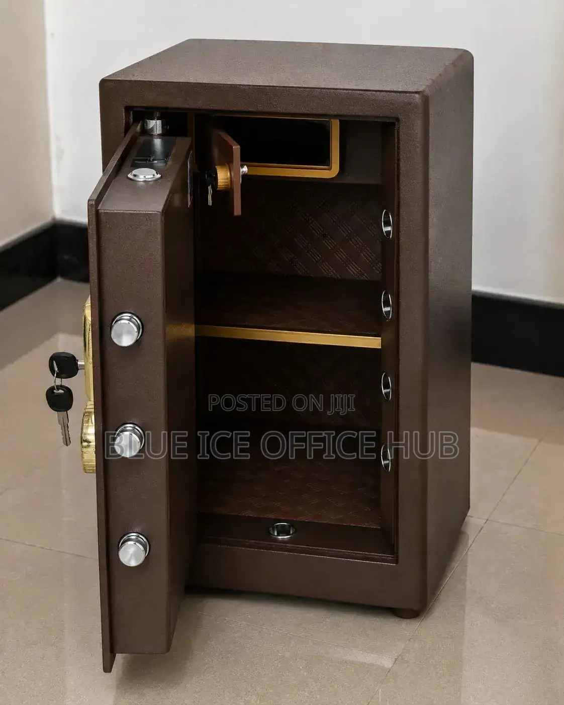 Heavy Duty Security Safe Box With Lockable Storage Compartments