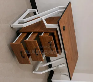 Modern Office Desk With 3 Lockable Drawers Cable Management