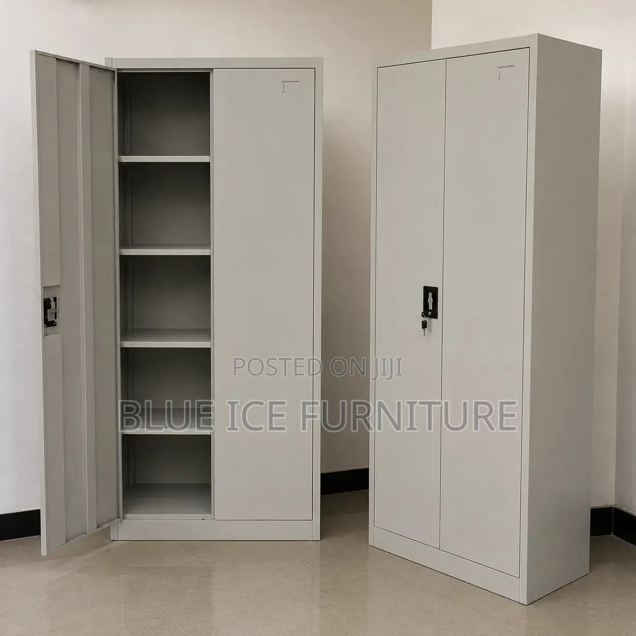Metal Office Storage Cabinet– Lockable Steel Filing Document Cupboard
