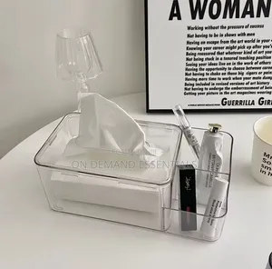 Acrylic Partitioned Serviette /Napkin Holder
Clear