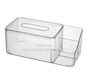 Acrylic Partitioned Serviette /Napkin Holder
Clear