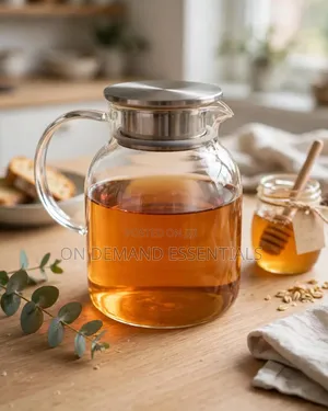 1.8L Glass Teapot — Stainless Lid