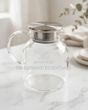 1.8L Glass Teapot — Stainless Lid
