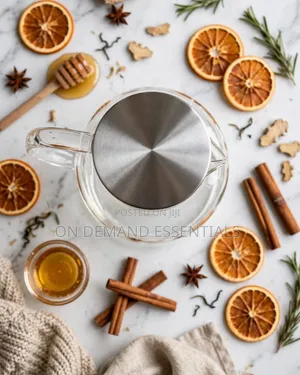 1.8L Glass Teapot — Stainless Lid