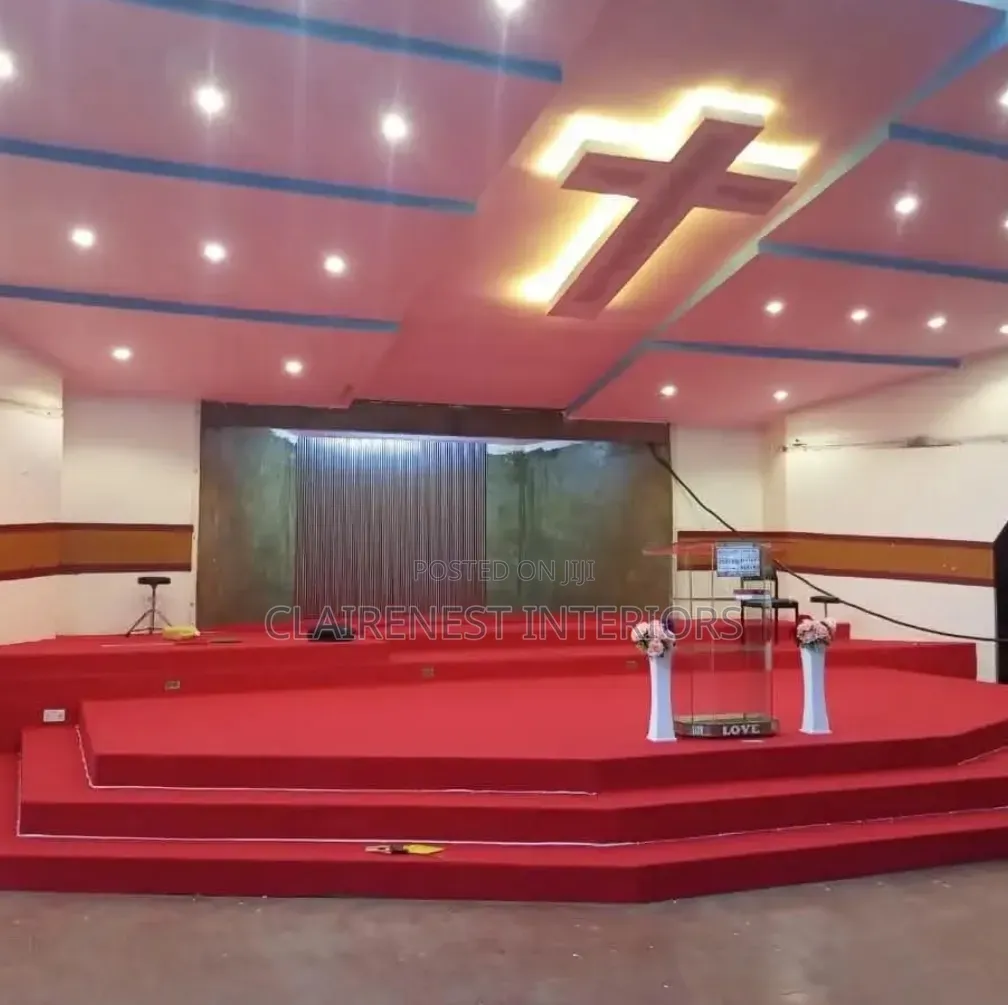 Upgrade Your Space With Quality Carpeting Church Altar Wall to Wall