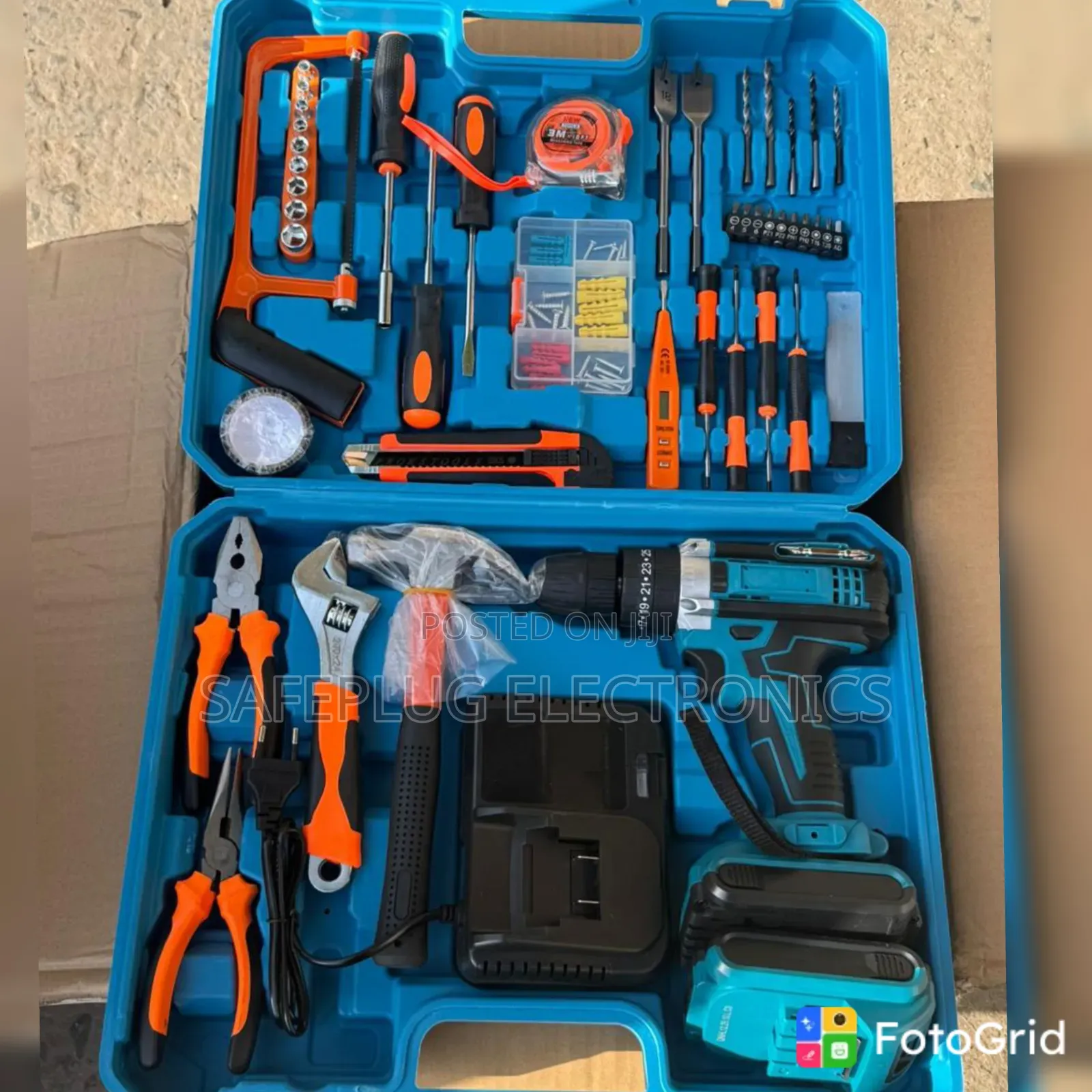 Rechargeable 36V Drill Machine – Portable Cordless Power Tool