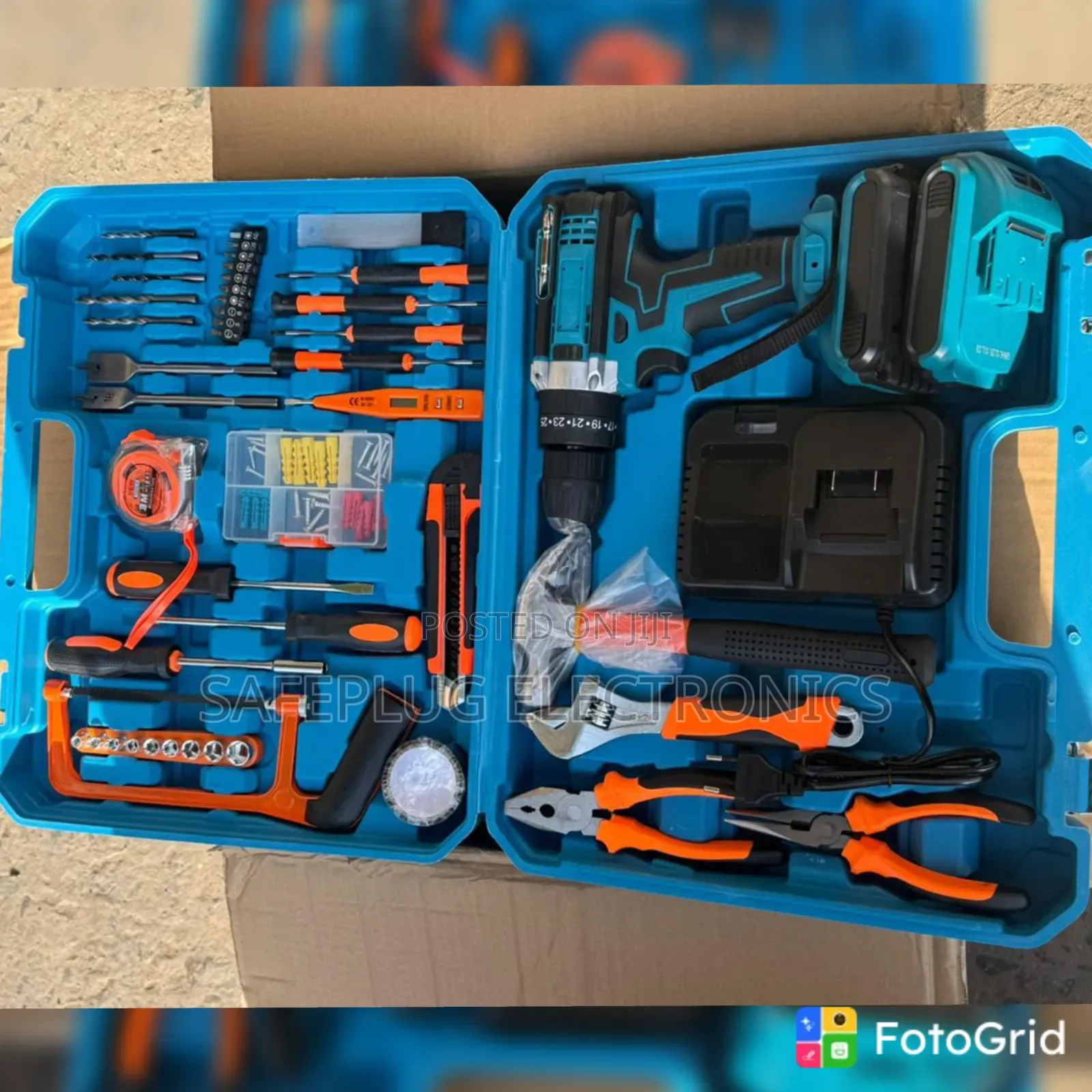 Rechargeable 36V Drill Machine – Portable Cordless Power Tool