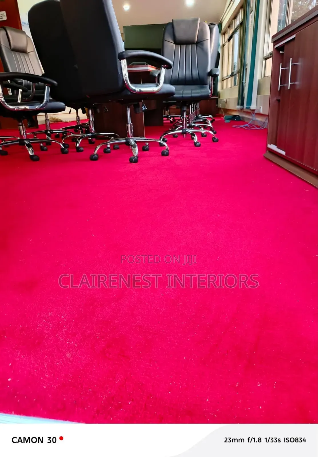 Enjoy a Beautifully Finished Interior Office Vip Wall to Wall Carpet