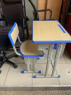 Kids Desk Set; Ergonomic Kids Adjustable Study Table and Chair Set