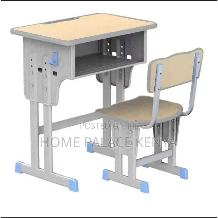 Kids Desk Set; Ergonomic Kids Adjustable Study Table and Chair Set
