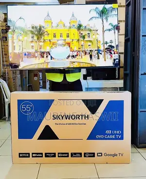 Skyworth 55”g6500h Google Frameless Television