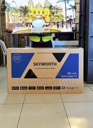 Skyworth 55”g6500h Google Frameless Television