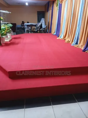 Create a Seamless Look on Altars With Wall-to-Wall Carpet.
