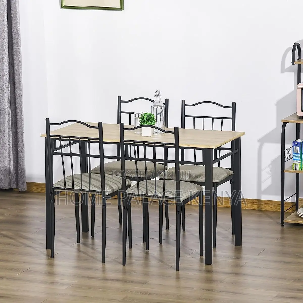 Dining Set; High Quality 4 Person Dining Table Set With Wooden Top
