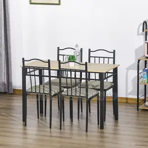 Dining Set; High Quality 4 Person Dining Table Set With Wooden Top