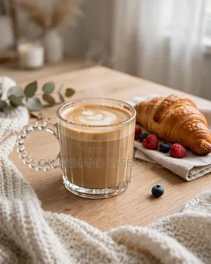 Ribbed Glass Mugs With Beaded Embossed Handle
Capacity:300mls