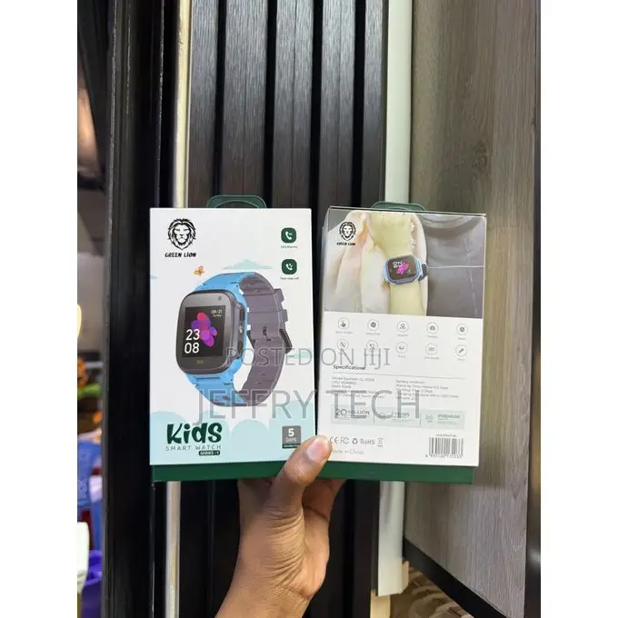 Green Lion Children/ Kid's Smart Watch GPS SOS Alarm, Voice Chat Sim