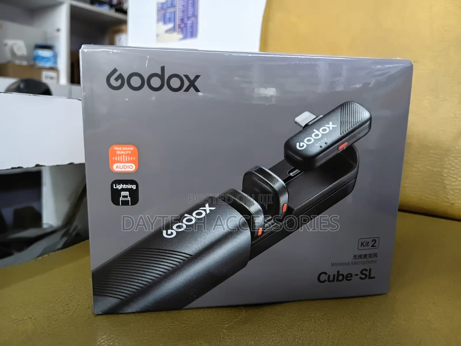 Godox Cube-Sl Kit2 2.4GHz Wireless Microphone System (Black)