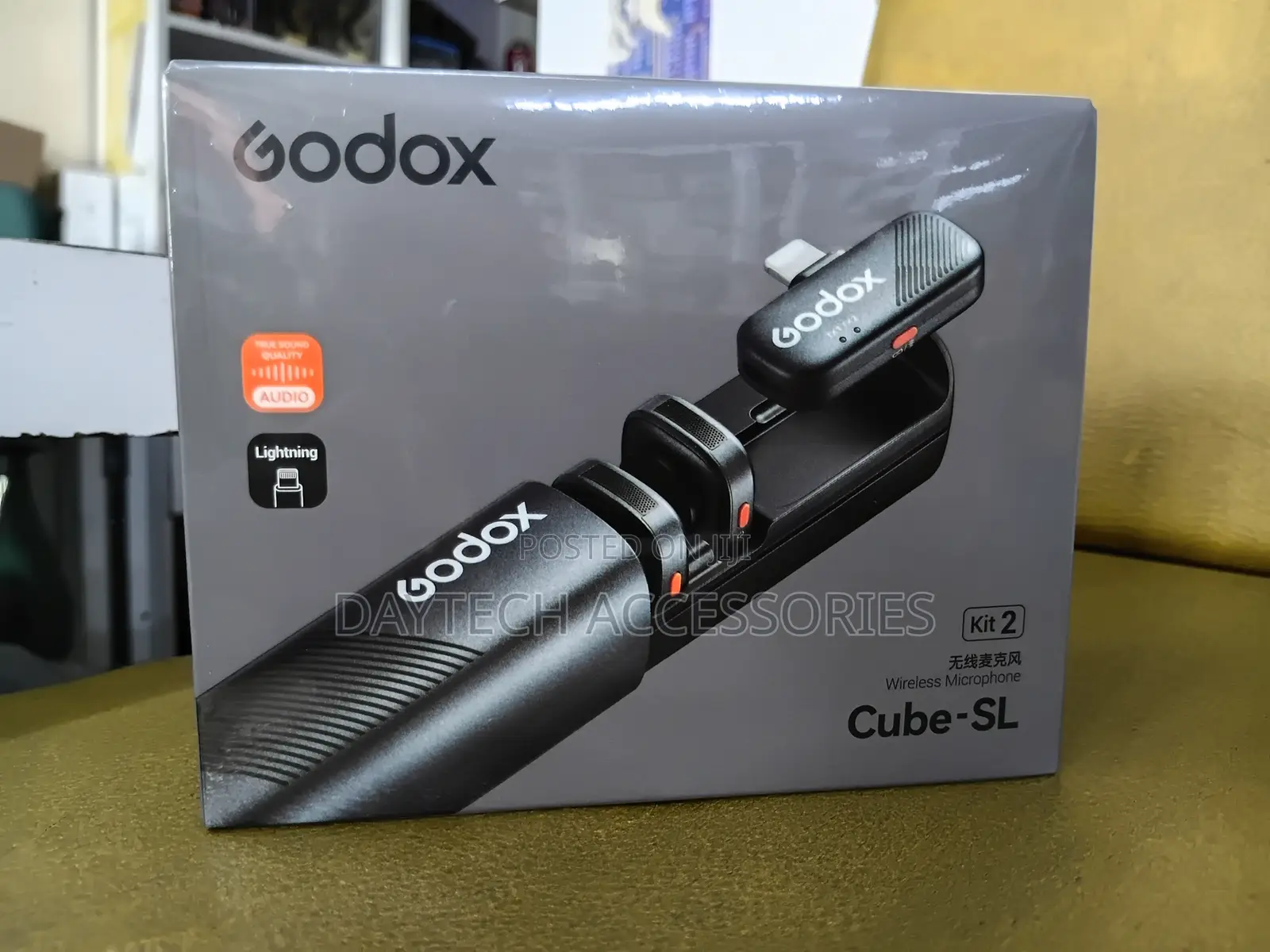 Godox Cube-Sl Kit2 2.4GHz Wireless Microphone System (Black)