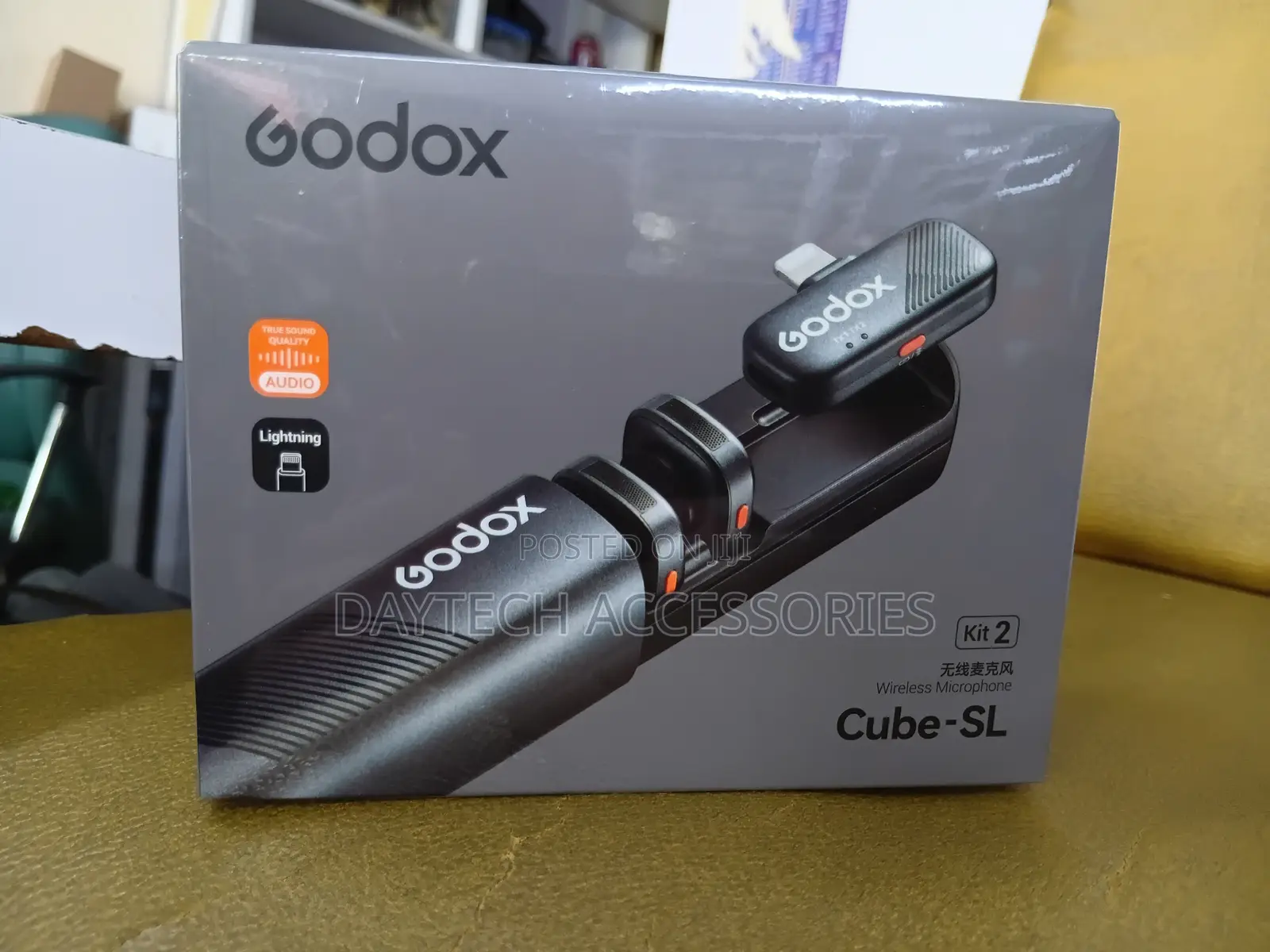 Godox Cube-Sl Kit2 2.4GHz Wireless Microphone System (Black)