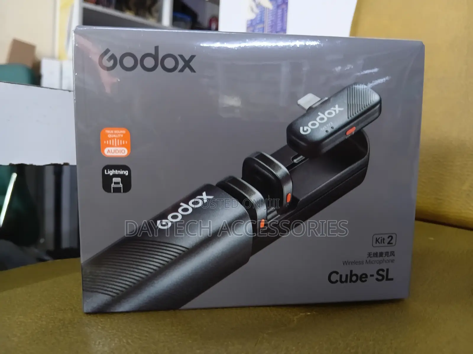 Godox Cube-Sl Kit2 2.4GHz Wireless Microphone System (Black)