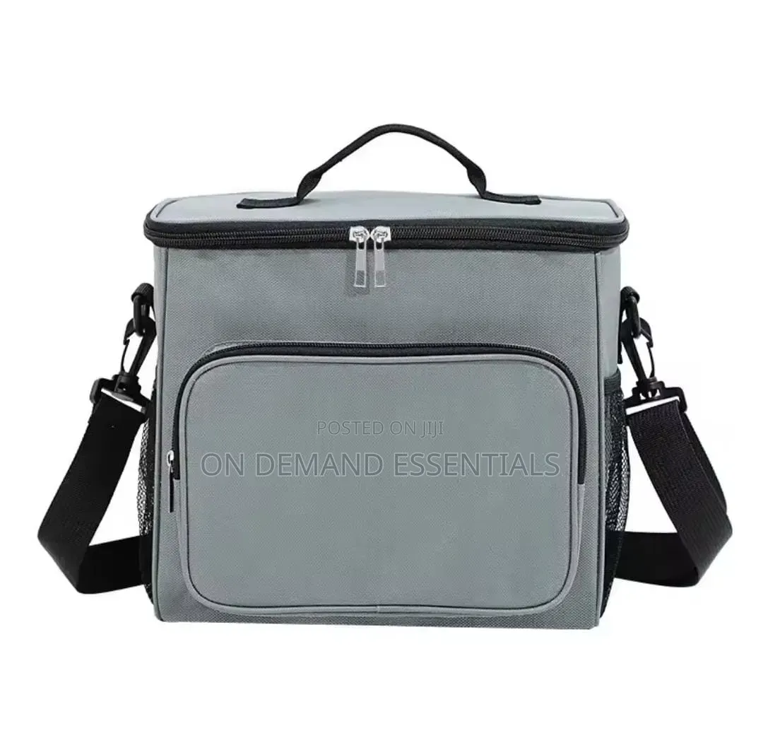 Large Capacity Lunch Box Bag With Strap Insulated