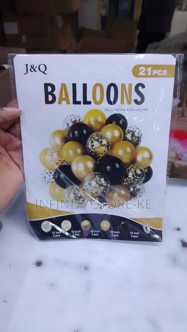 21 PCS Conffeti Balloons