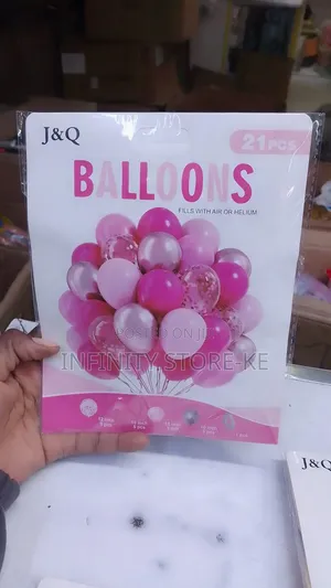 Decorative Confetti Party Balloons 21 PCS
