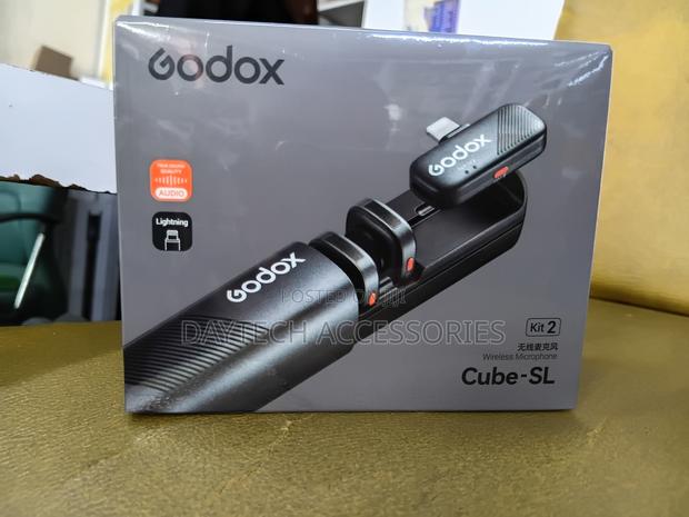 Godox Cube-Sl Kit2 Type C Wireless Microphone System - Black - thumbnail 2