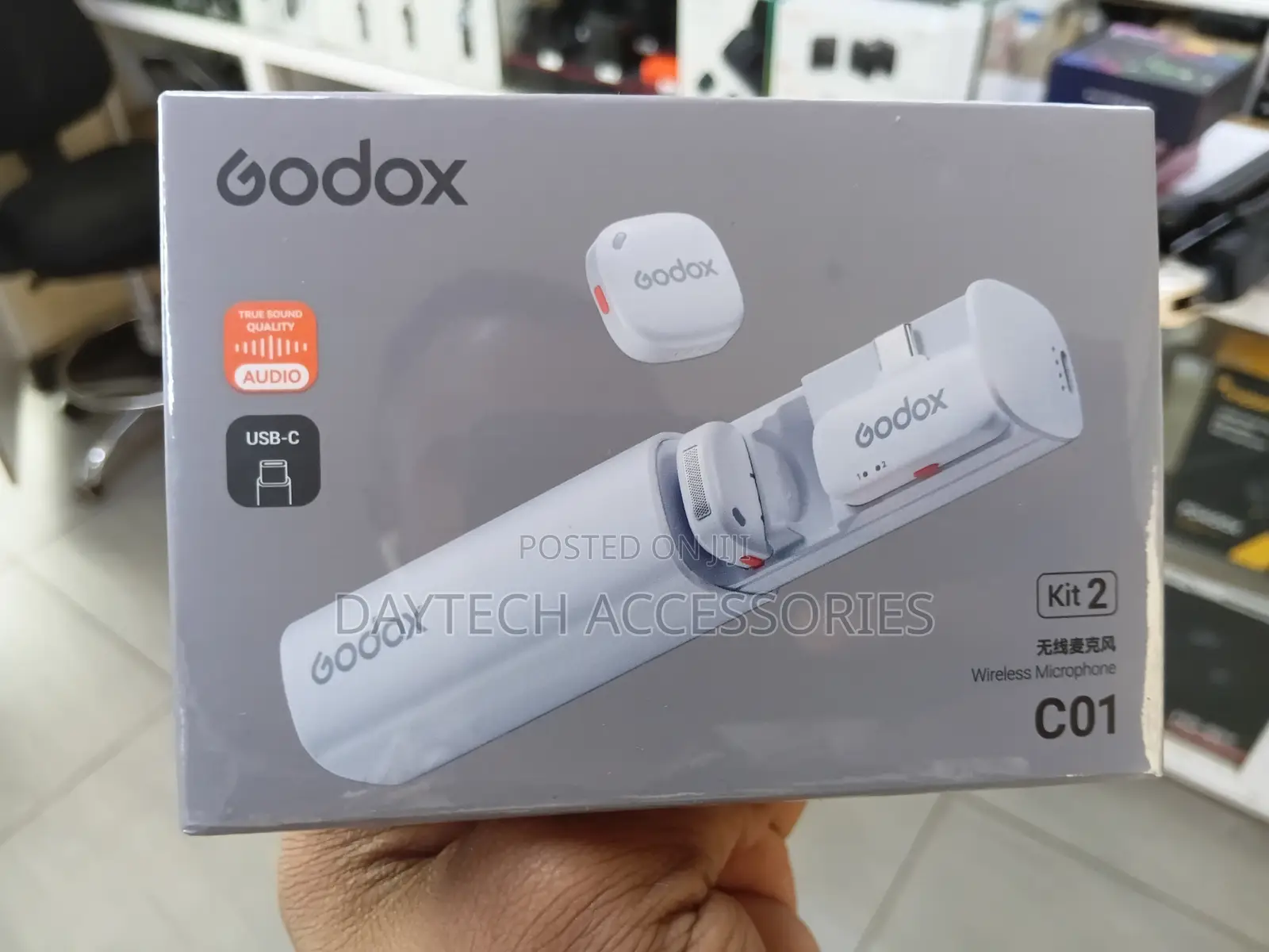 Godox C01 Kit 2 Ultralight Wireless Microphone System – 2-Person