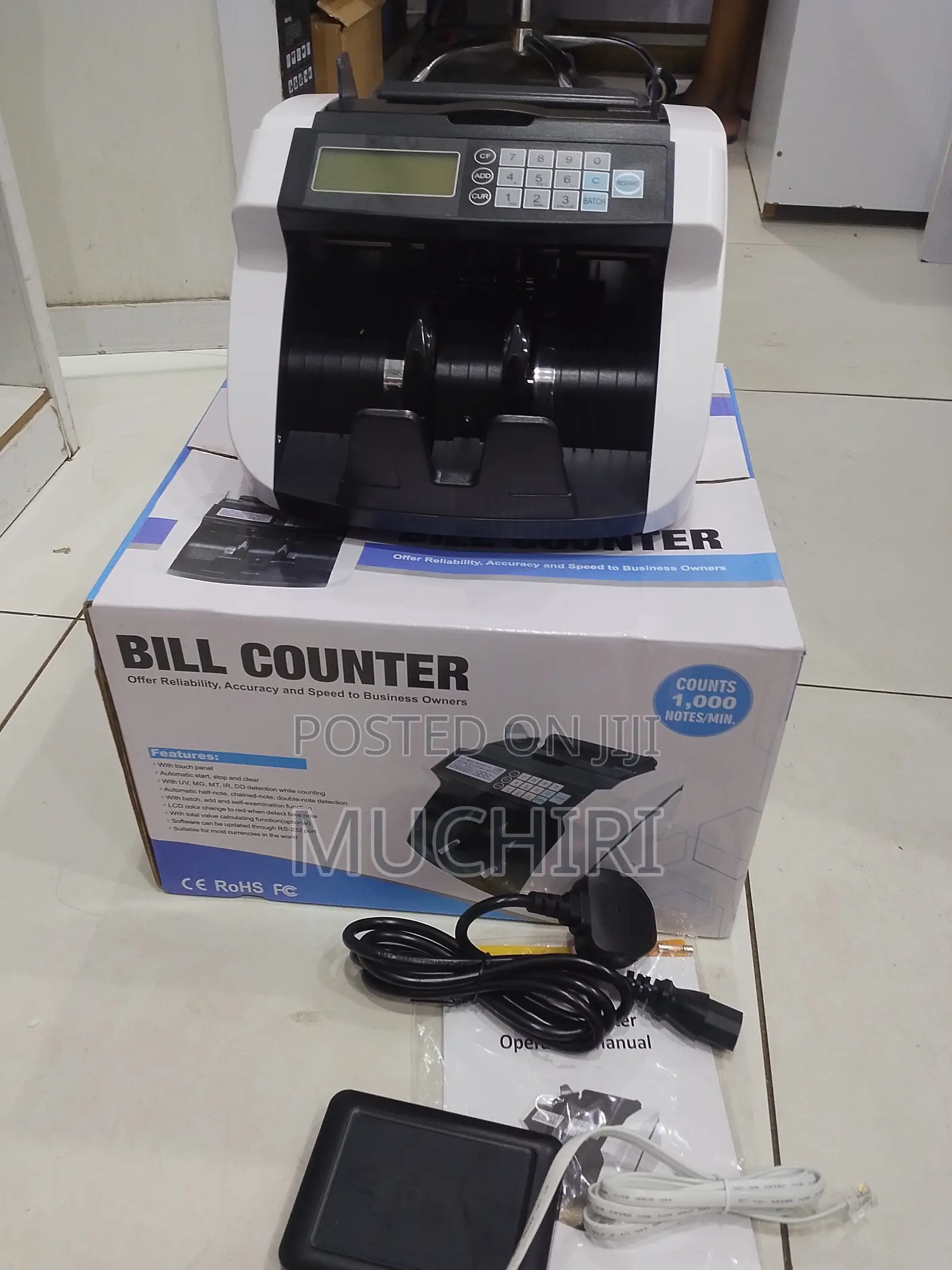 Approved Counterfeit Detection Money/ Bill Counter