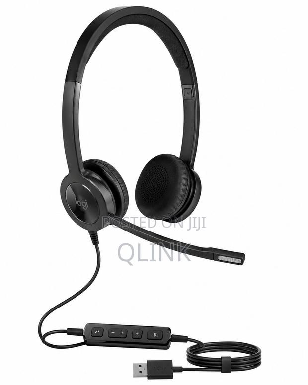 Logitech H650e Business Stereo USB-A Headset With Noise Cancelling Mic