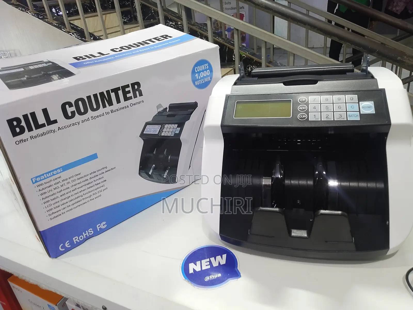 Uv (Ultraviolet) and Mg Magnetic Bill Counter Money