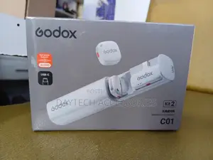 Godox C01 2-Person Wireless Microphone System With USB-C Connector.