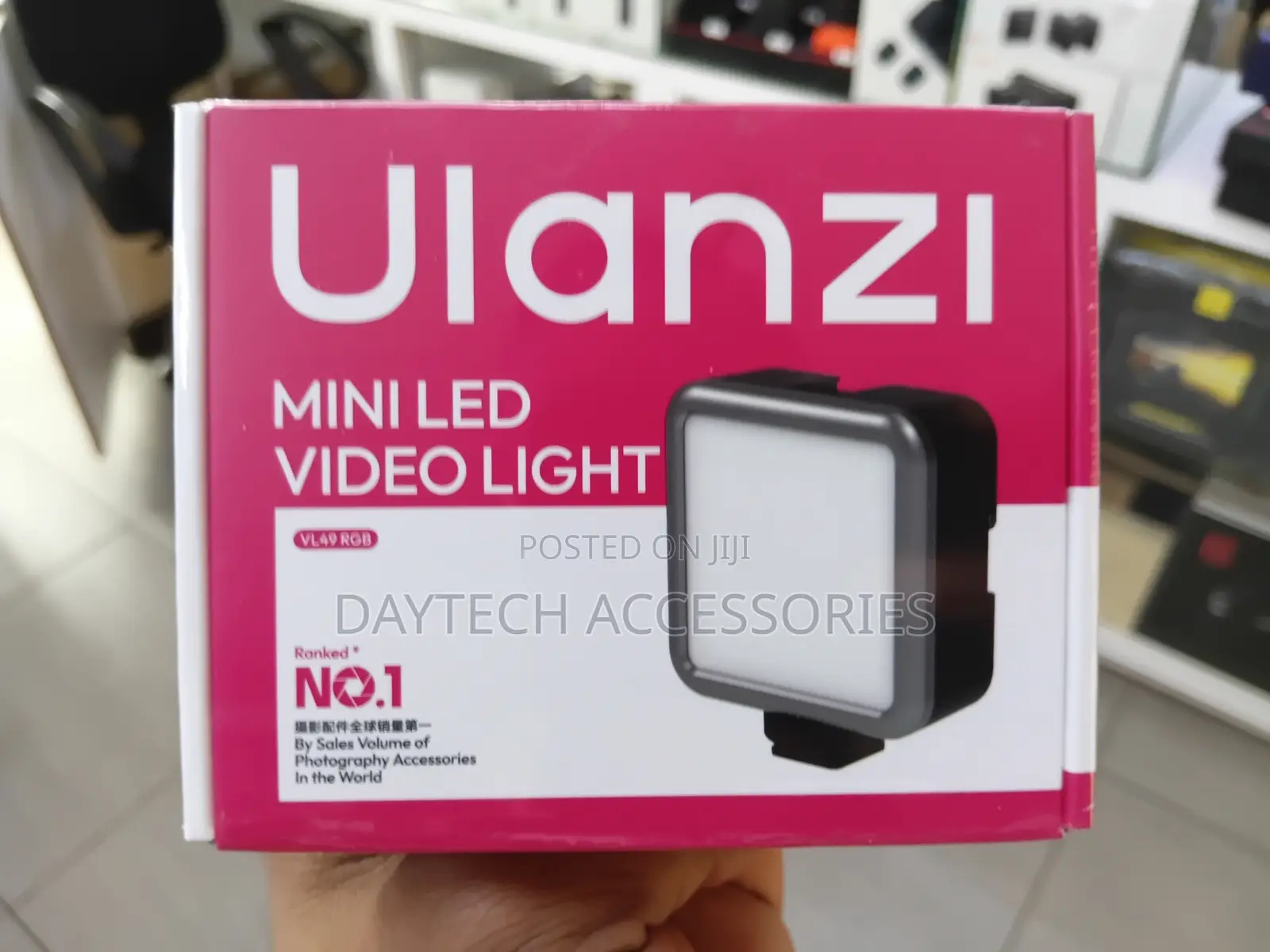 The Ulanzi VL49 RGB Mini LED Video Light.